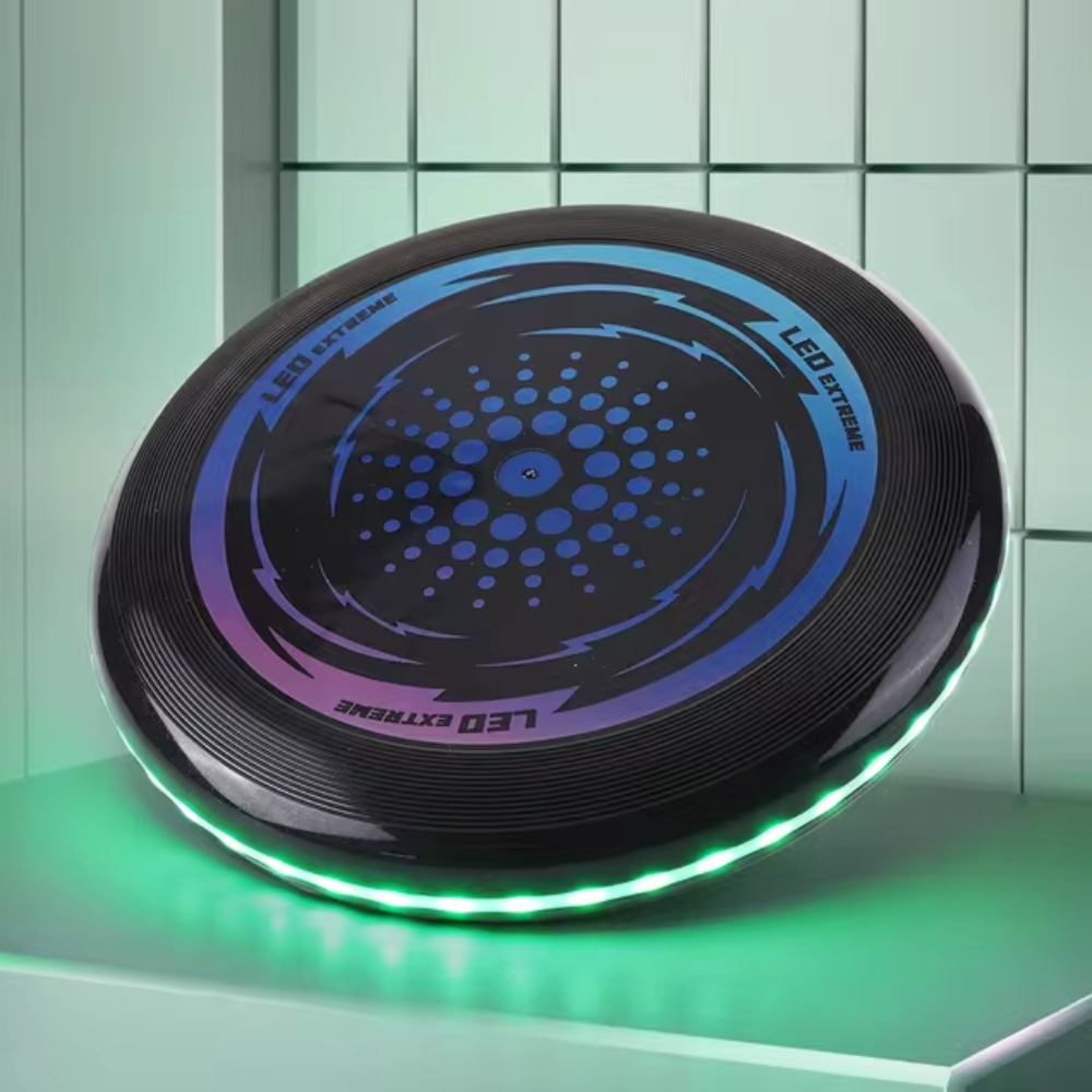 LED Flying Disc with Rechargeable Battery