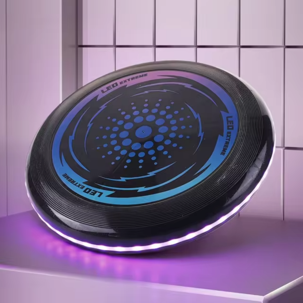 LED Flying Disc with Rechargeable Battery