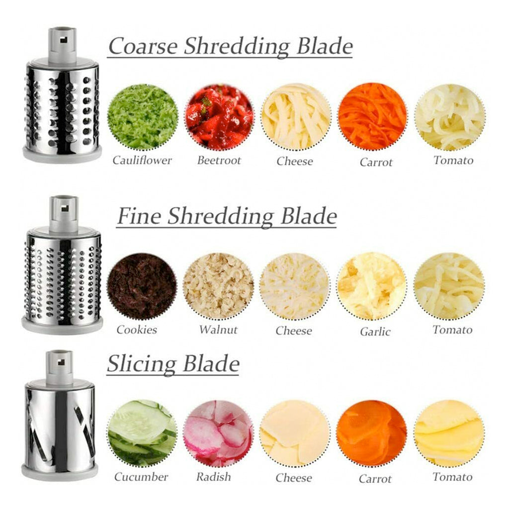Multi-purpose Stainless Steel Kitchen Slicing and Grating Set