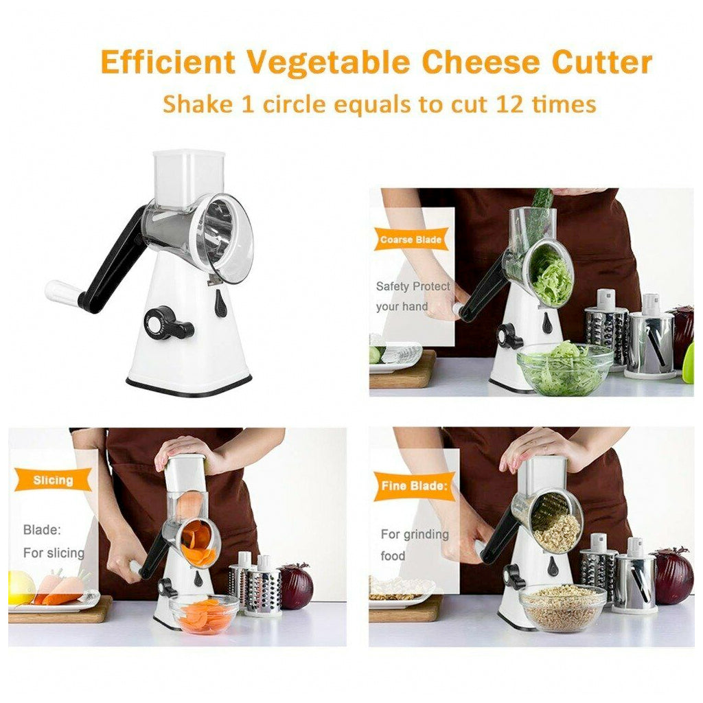 Multi-purpose Stainless Steel Kitchen Slicing and Grating Set