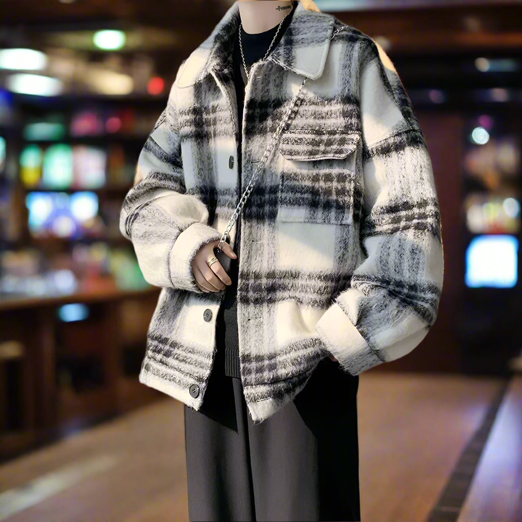 Plaid Shirt Jacket for Men: Enhancing Core Significance with a Fresh Twist