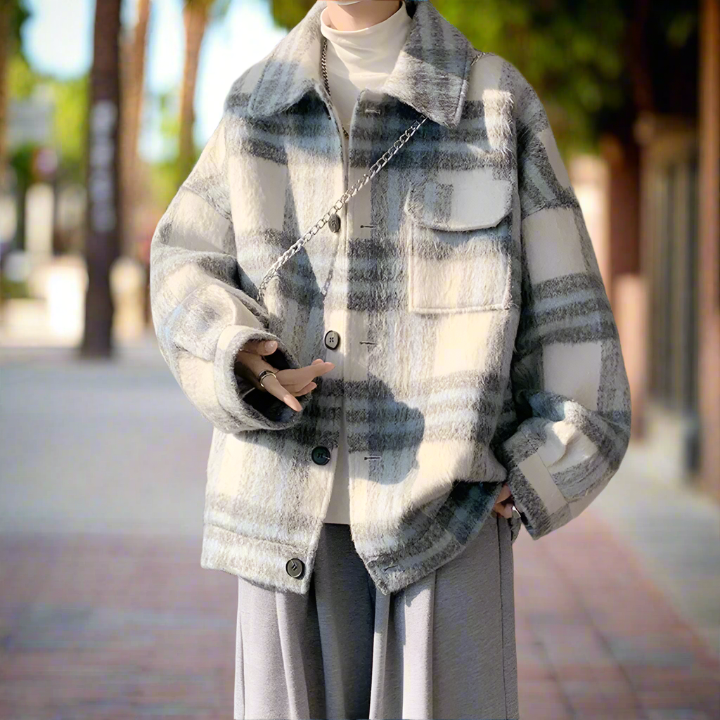 Plaid Shirt Jacket for Men: Enhancing Core Significance with a Fresh Twist