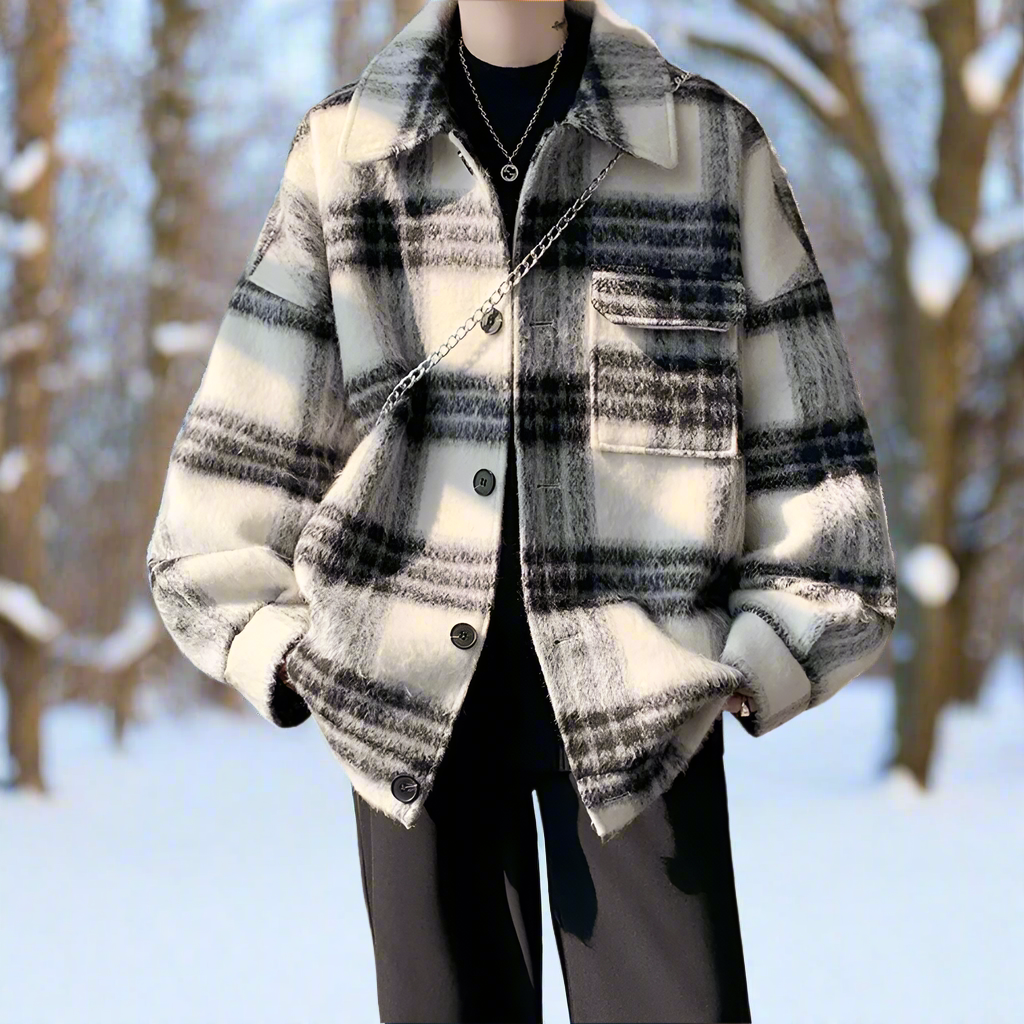 Plaid Shirt Jacket for Men: Enhancing Core Significance with a Fresh Twist