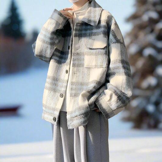 Plaid Shirt Jacket for Men: Enhancing Core Significance with a Fresh Twist