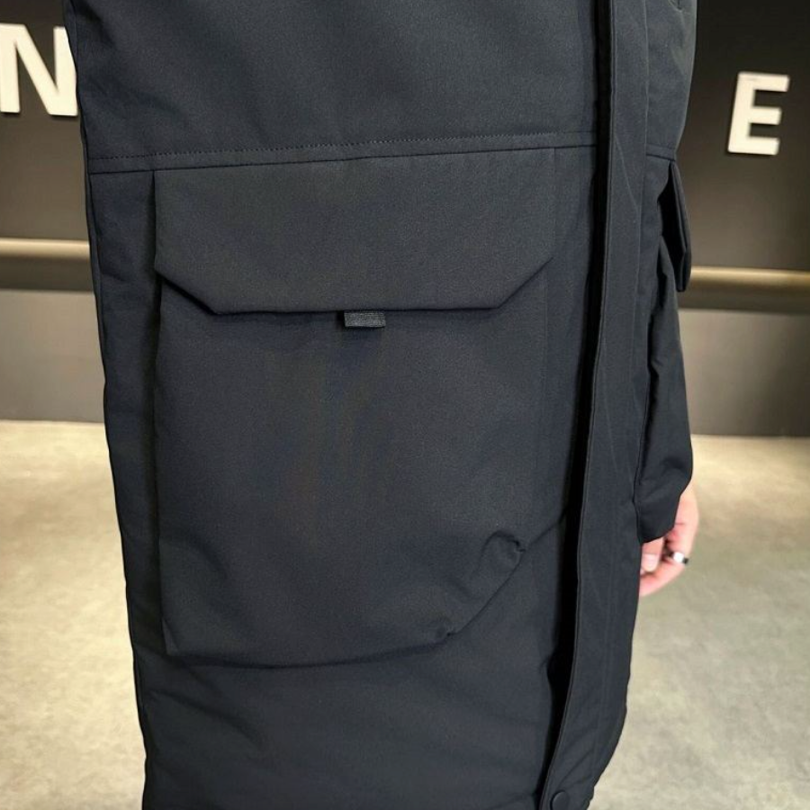Windproof Hooded Jacket for Men - Mid Length