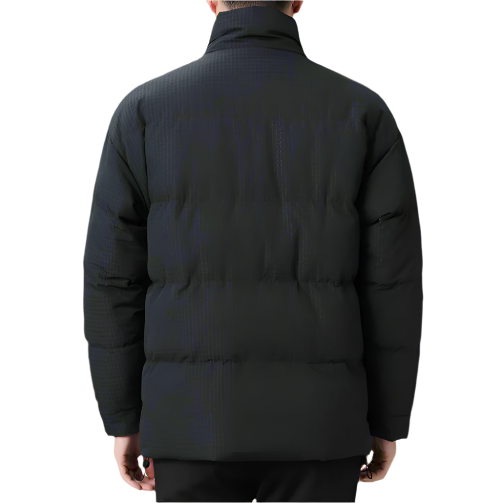 Houndstooth Quilted Jacket for Men