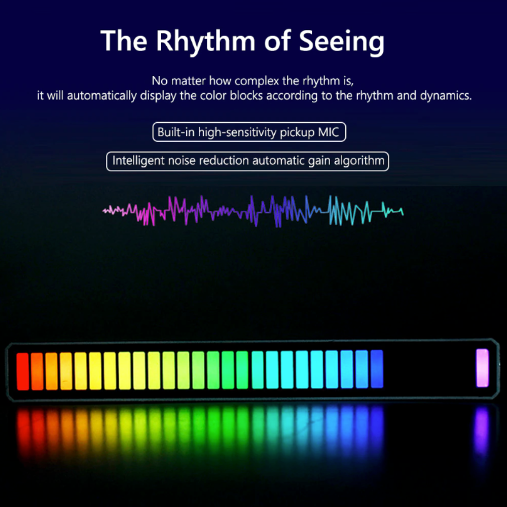 Pair of Dragon Music Reactive LED Light Bars