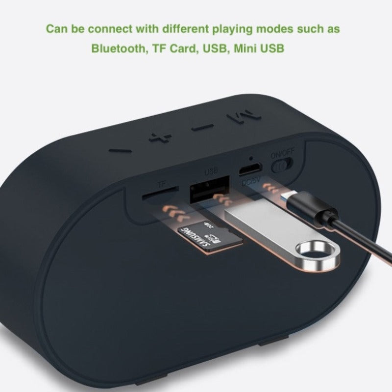 Mini Portable Speaker with Powerful Bass and Bluetooth 5.0 Connectivity