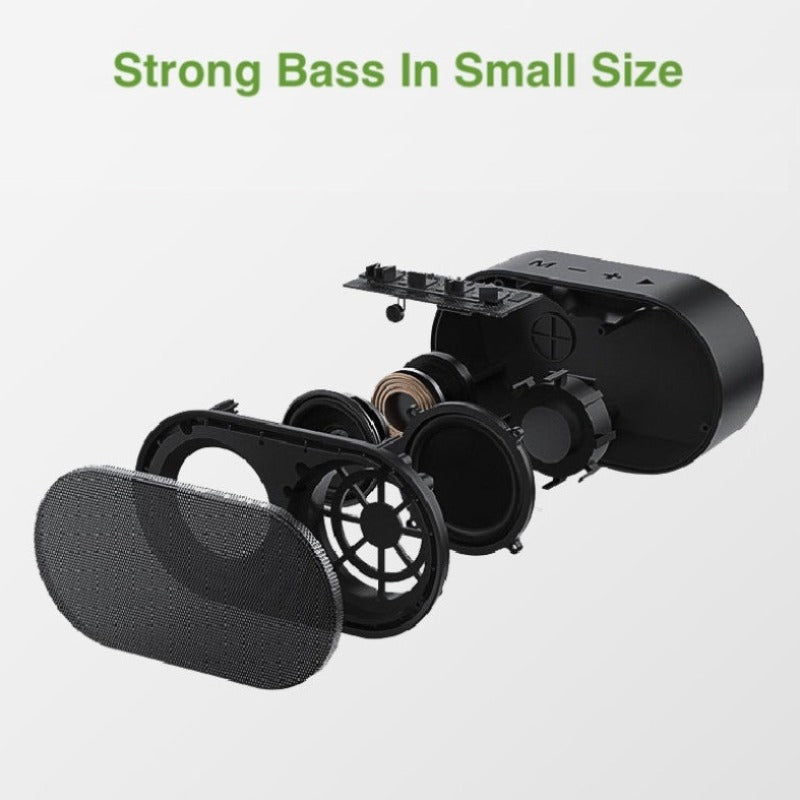 Mini Portable Speaker with Powerful Bass and Bluetooth 5.0 Connectivity