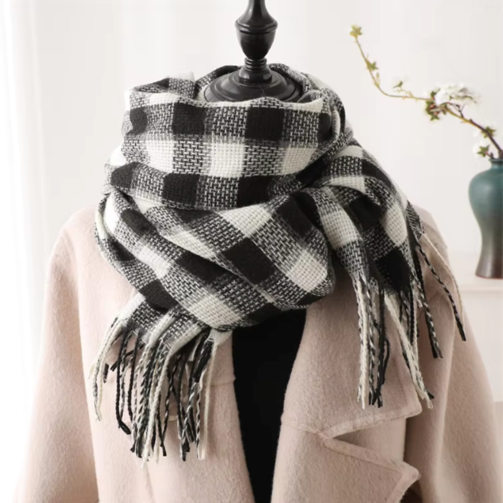 Cozy and Plaid Scarf