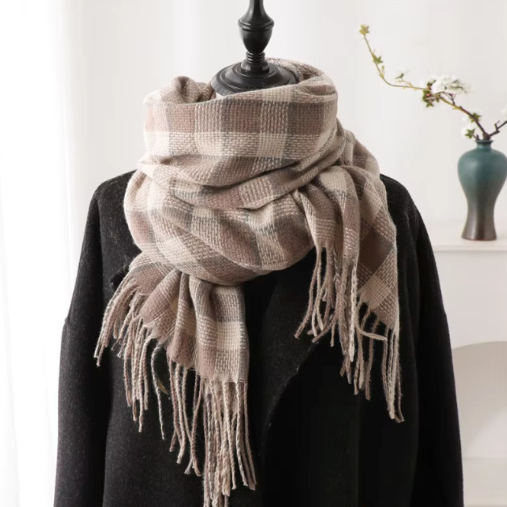 Cozy and Plaid Scarf