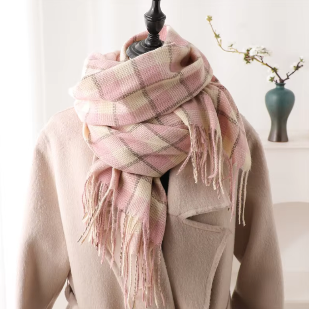 Cozy and Plaid Scarf
