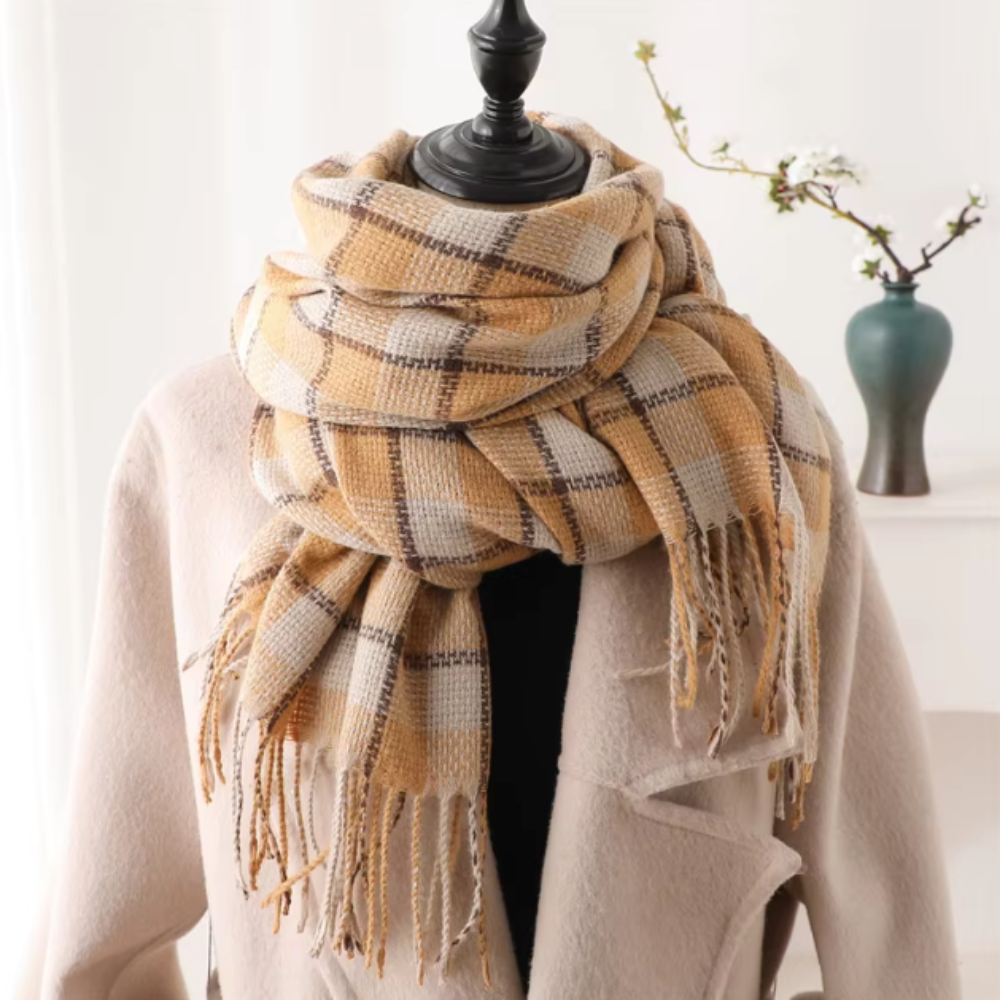 Cozy and Plaid Scarf