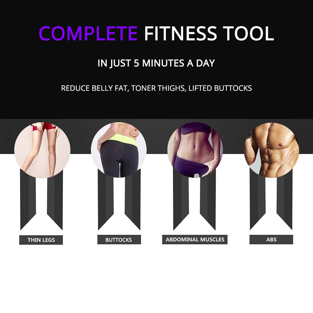 Portable Exercise Resistance Band with Pedal