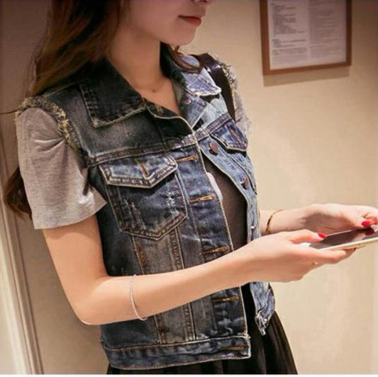 Denim Waistcoat for Women