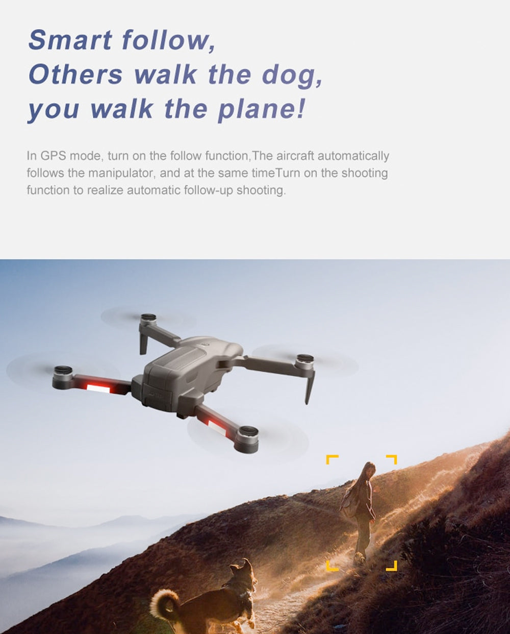 Smart Dual Camera Phantom Ninja Drone with GPS AF9