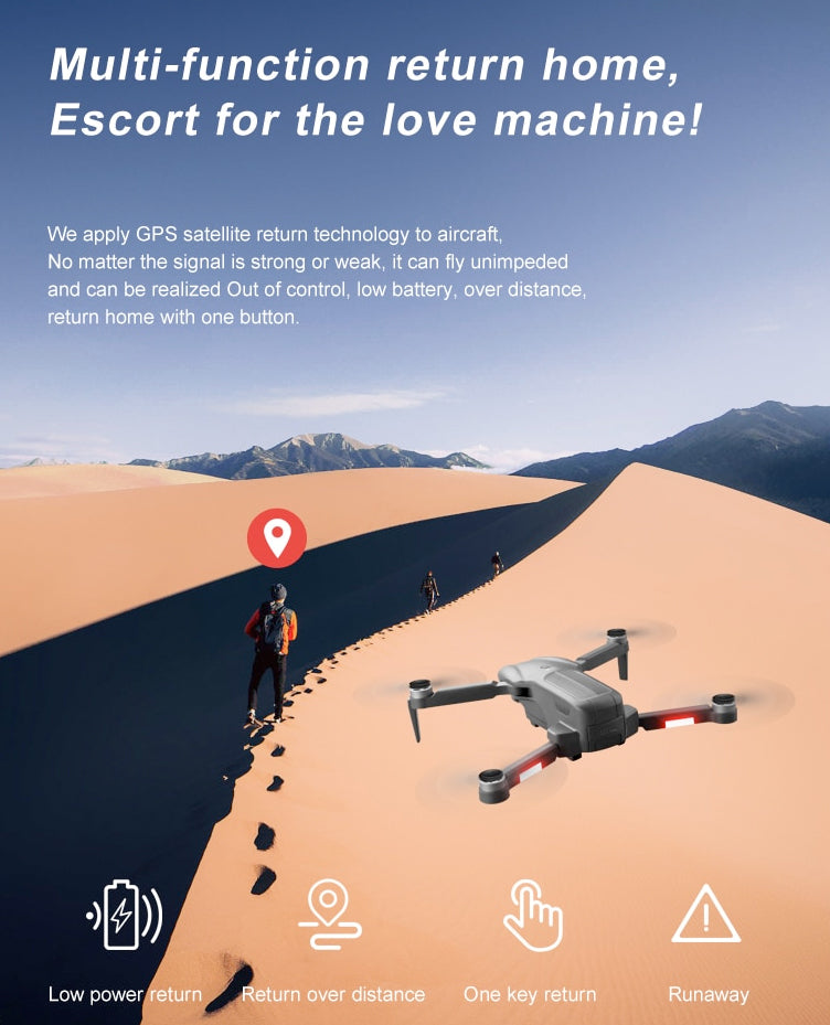 Smart Dual Camera Phantom Ninja Drone with GPS AF9