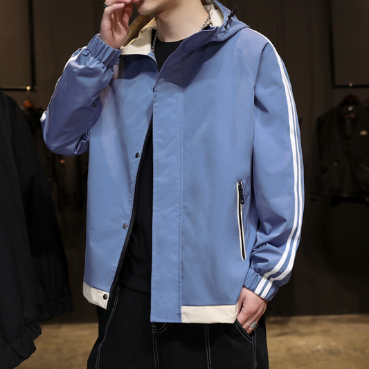 Windproof Hooded Jacket for Men