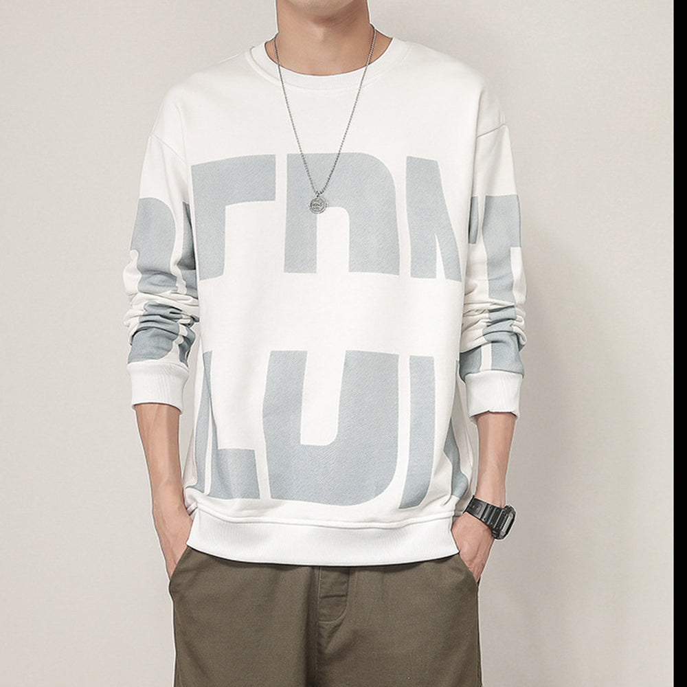 Stylish Logo Sweatshirt for Men in 3 Color Options