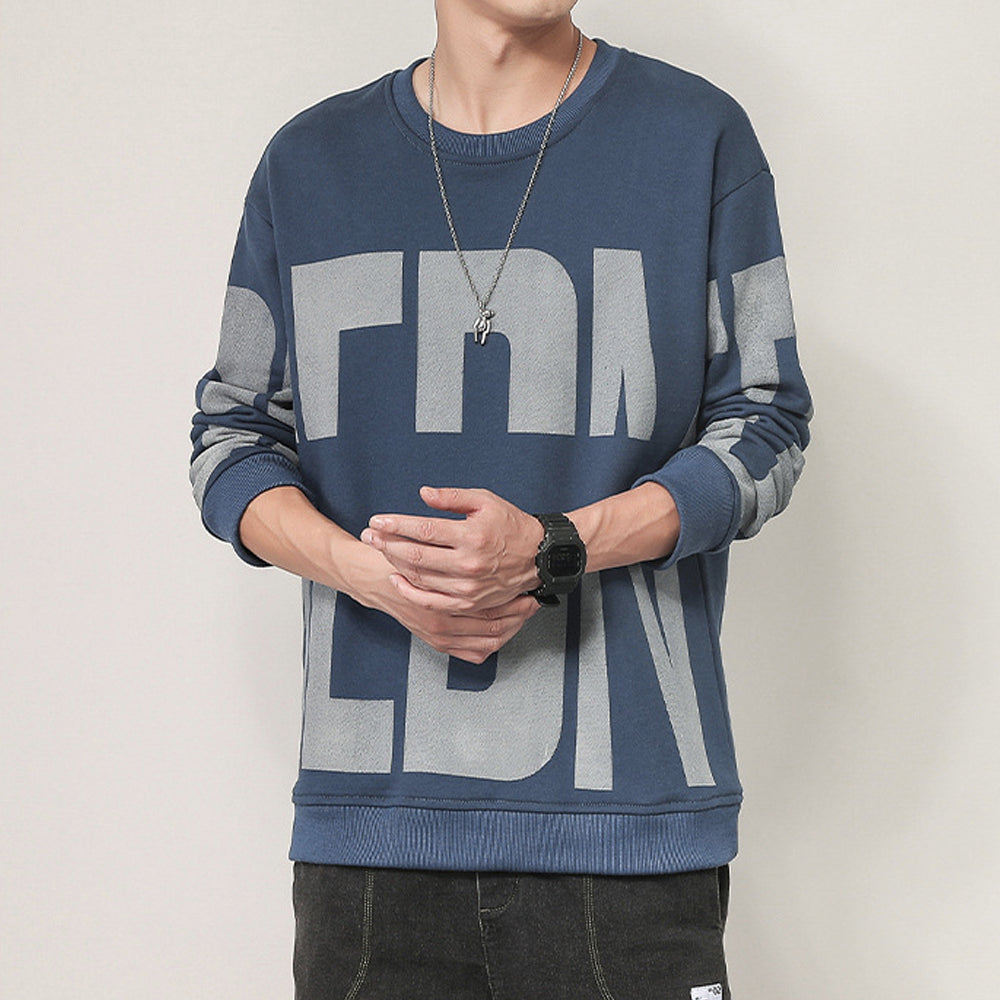 Stylish Logo Sweatshirt for Men in 3 Color Options