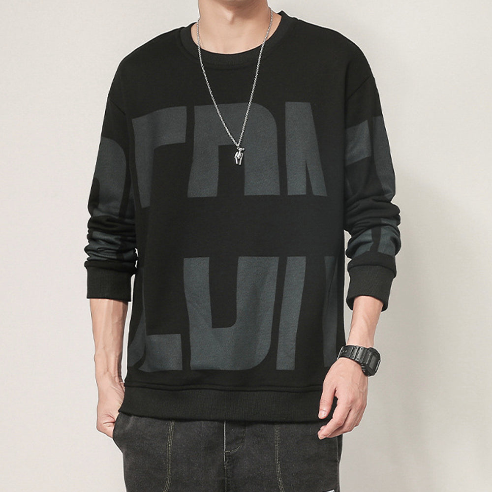 Stylish Logo Sweatshirt for Men in 3 Color Options