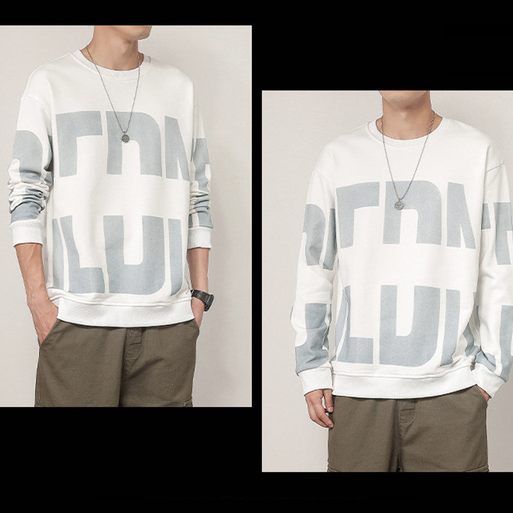 Stylish Logo Sweatshirt for Men in 3 Color Options