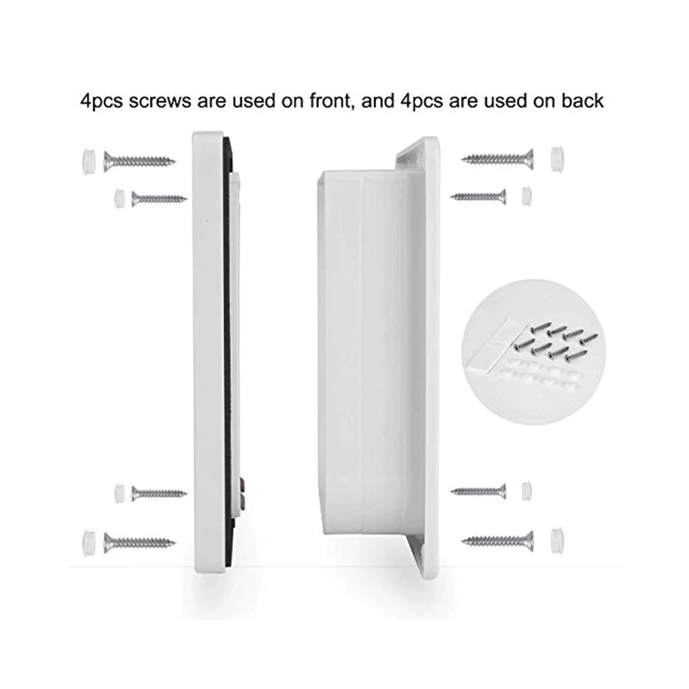 Medium-Sized Pet Door with Secure Flap for Cats and Dogs