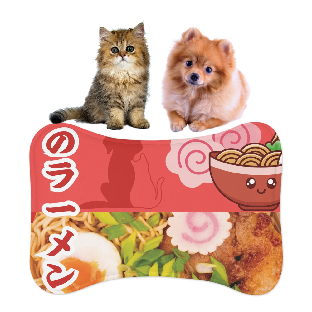 Japanese Ramen Pet Mats for Feeding
