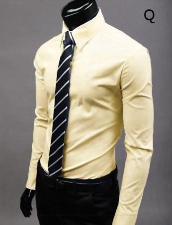 Slim Fit Button-Up Shirt for Men - Stylish and Modern Design