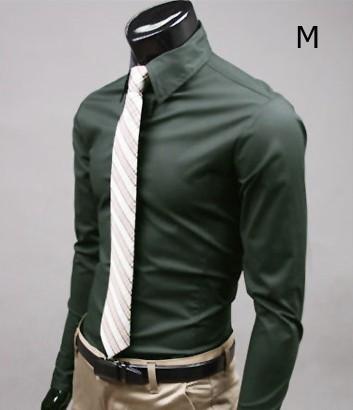 Slim Fit Button-Up Shirt for Men - Stylish and Modern Design