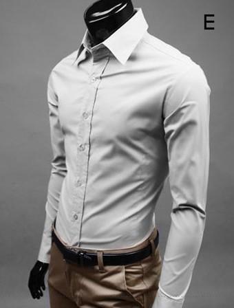 Slim Fit Button-Up Shirt for Men - Stylish and Modern Design