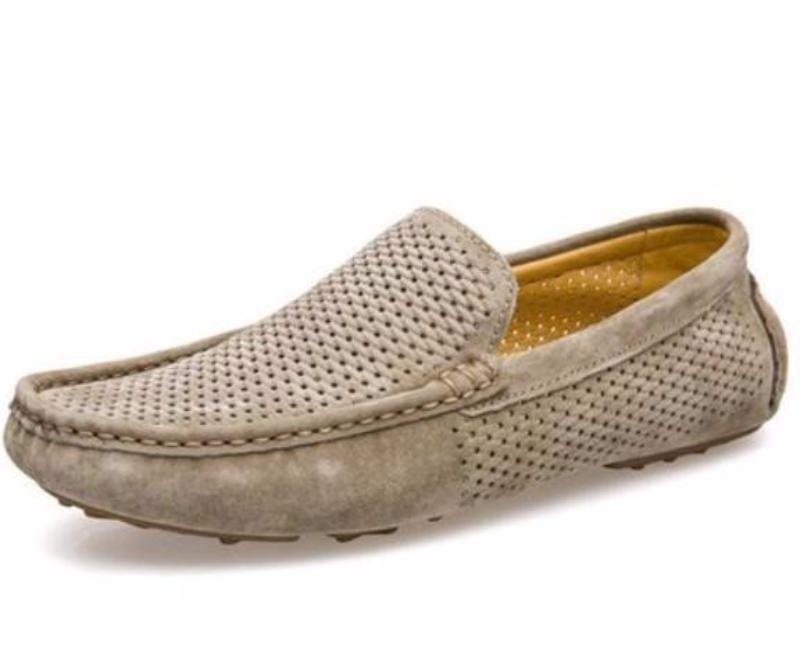 Breathable Slip On Leather Loafers for Men - Casual and Stylish