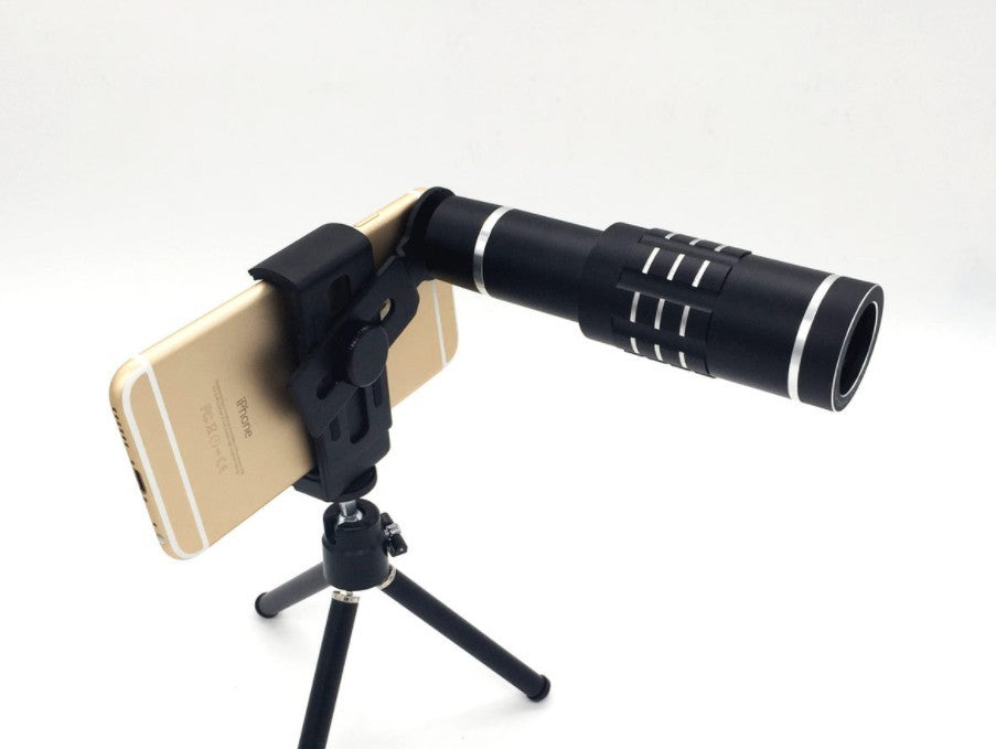 18X Zoom Smartphone Camera Lens with Tripod Clip For iPhones, Samsungs, Pixels, LG, and Oneplus