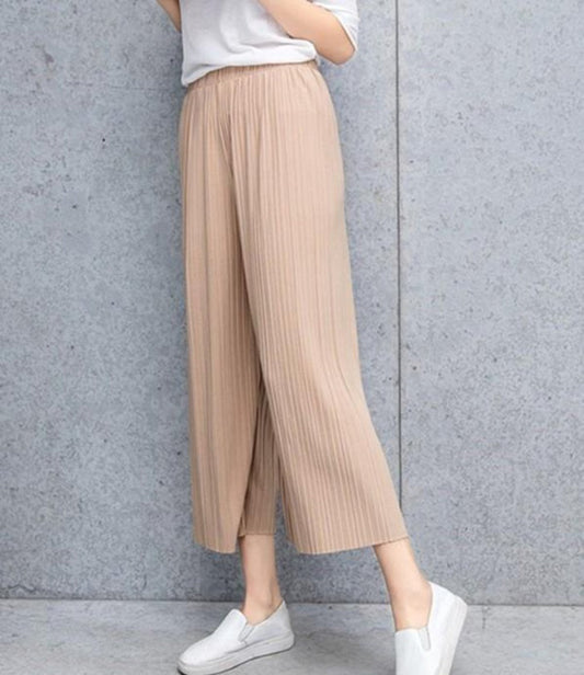 Flowy Chiffon Wide Leg Pants for Women