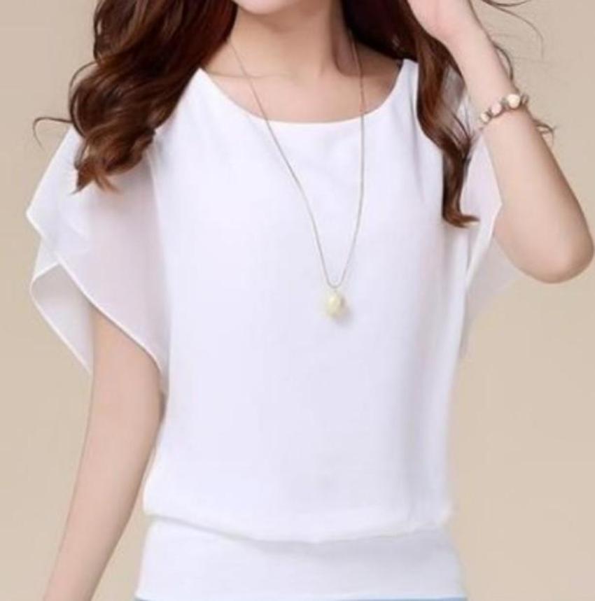 Summer Batwing Chiffon Top for Women