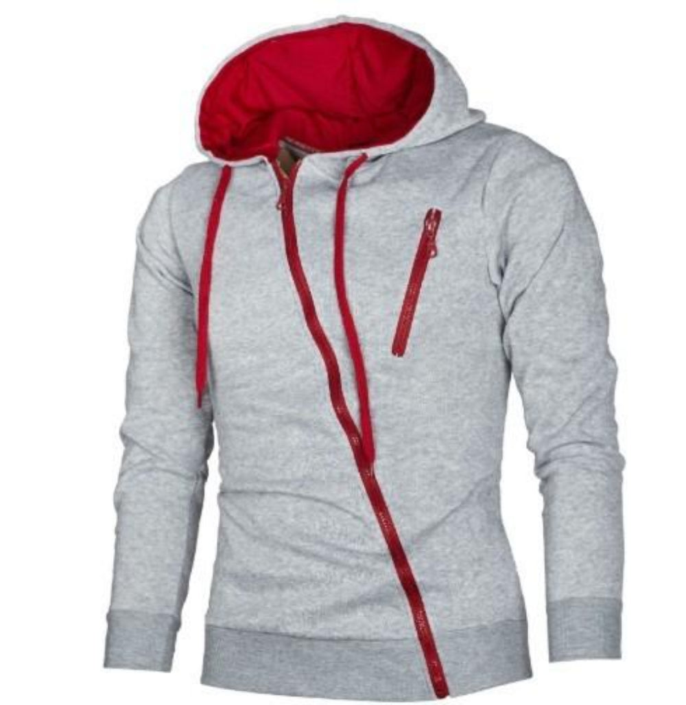 Hooded Jacket for Men with Zipper