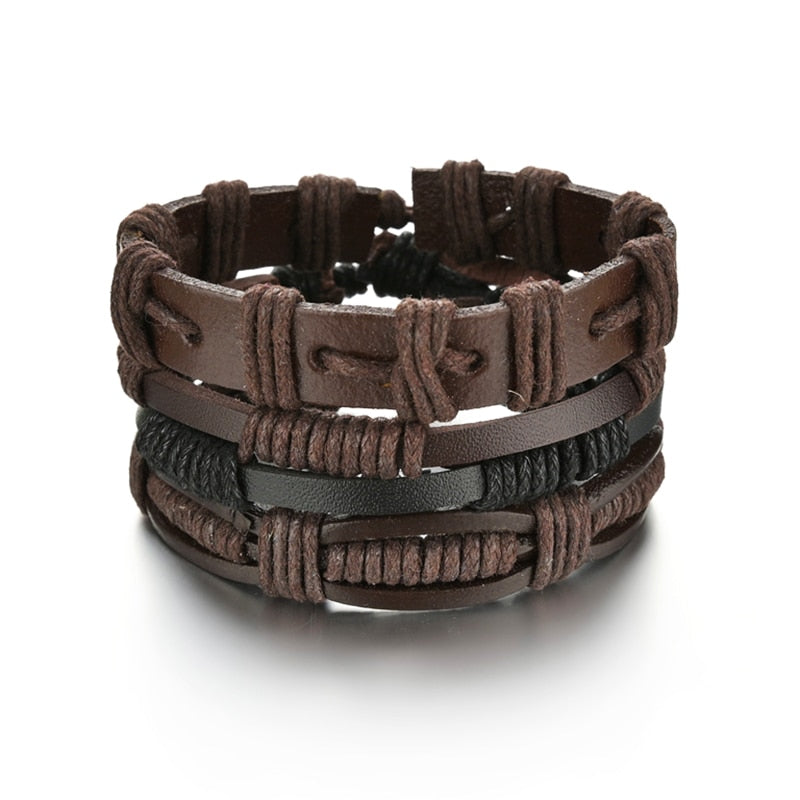 Gothic Layered Bracelet for Men