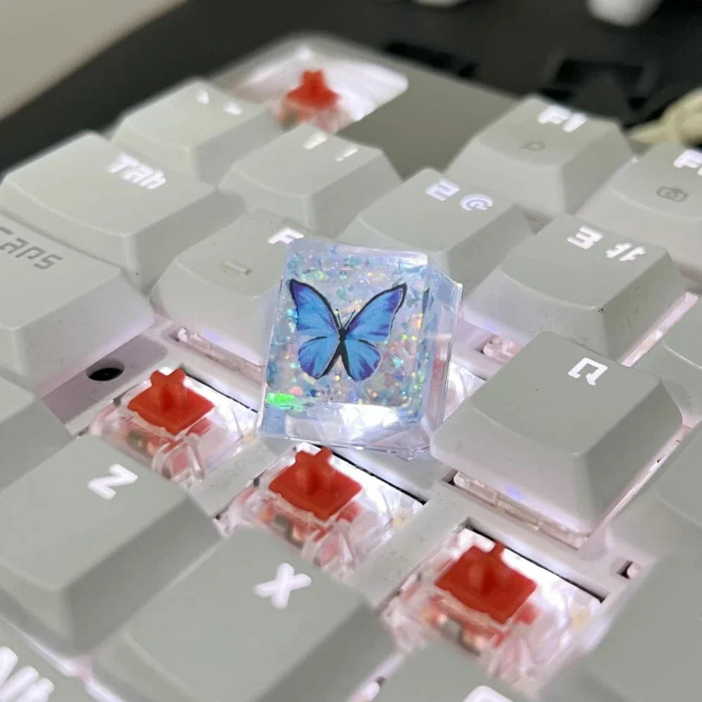 Keycap with Butterfly Design