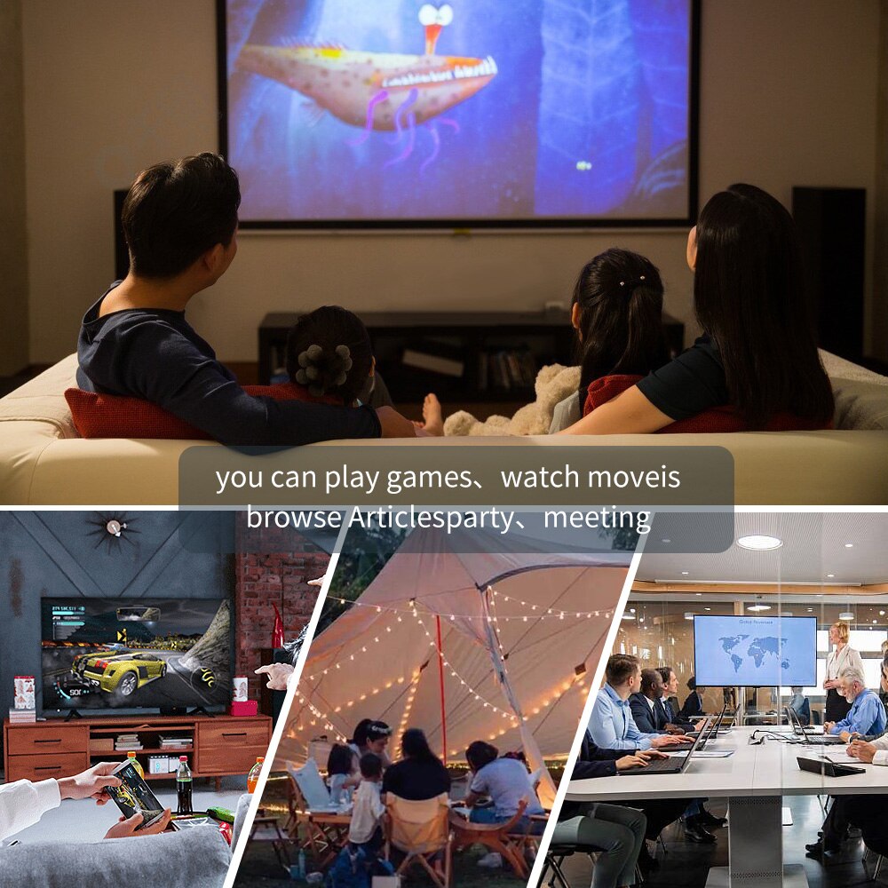 1080P Wireless Miracast Projector by ""