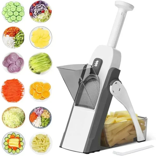 Manual Vegetable and Potato Cutter with Multiple Functions