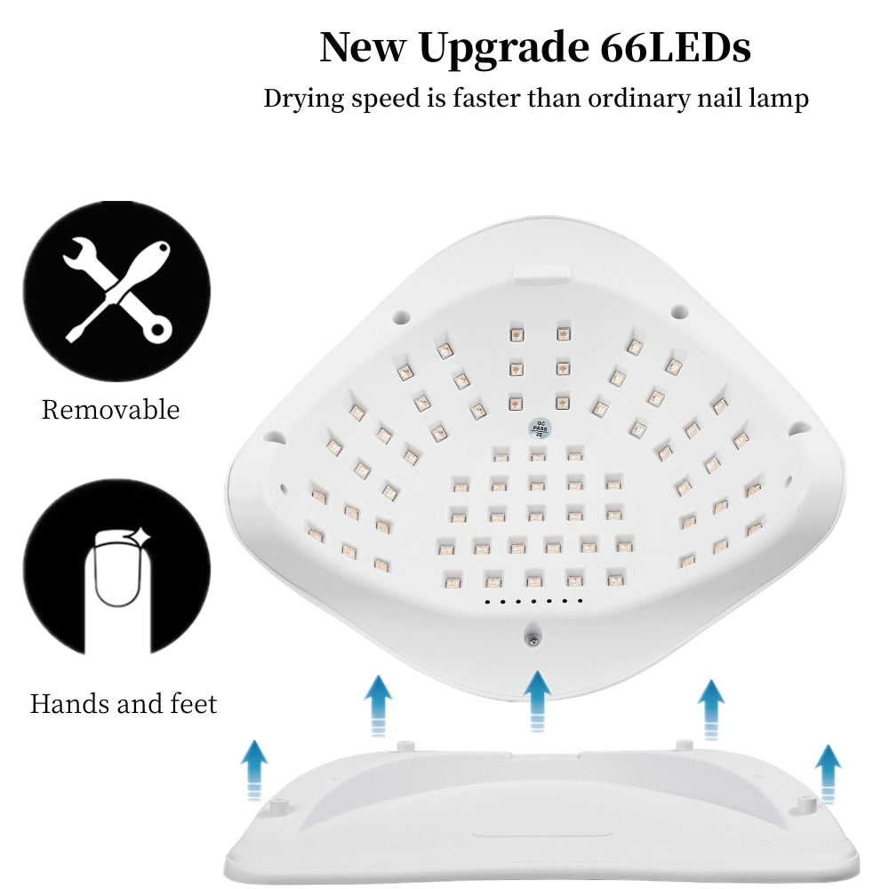 Nail Lamp with 66 LED Lights