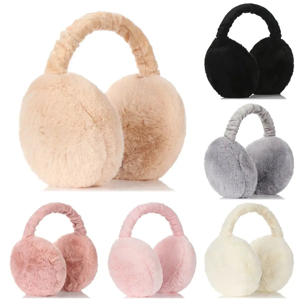 Fuzzy Ear Warmers for Winter