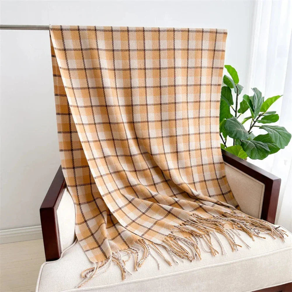 Cozy and Plaid Scarf