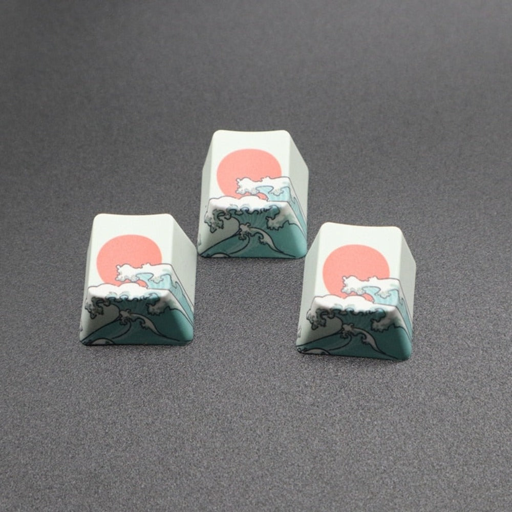 2-Piece Set of Japanese-Inspired Keycaps
