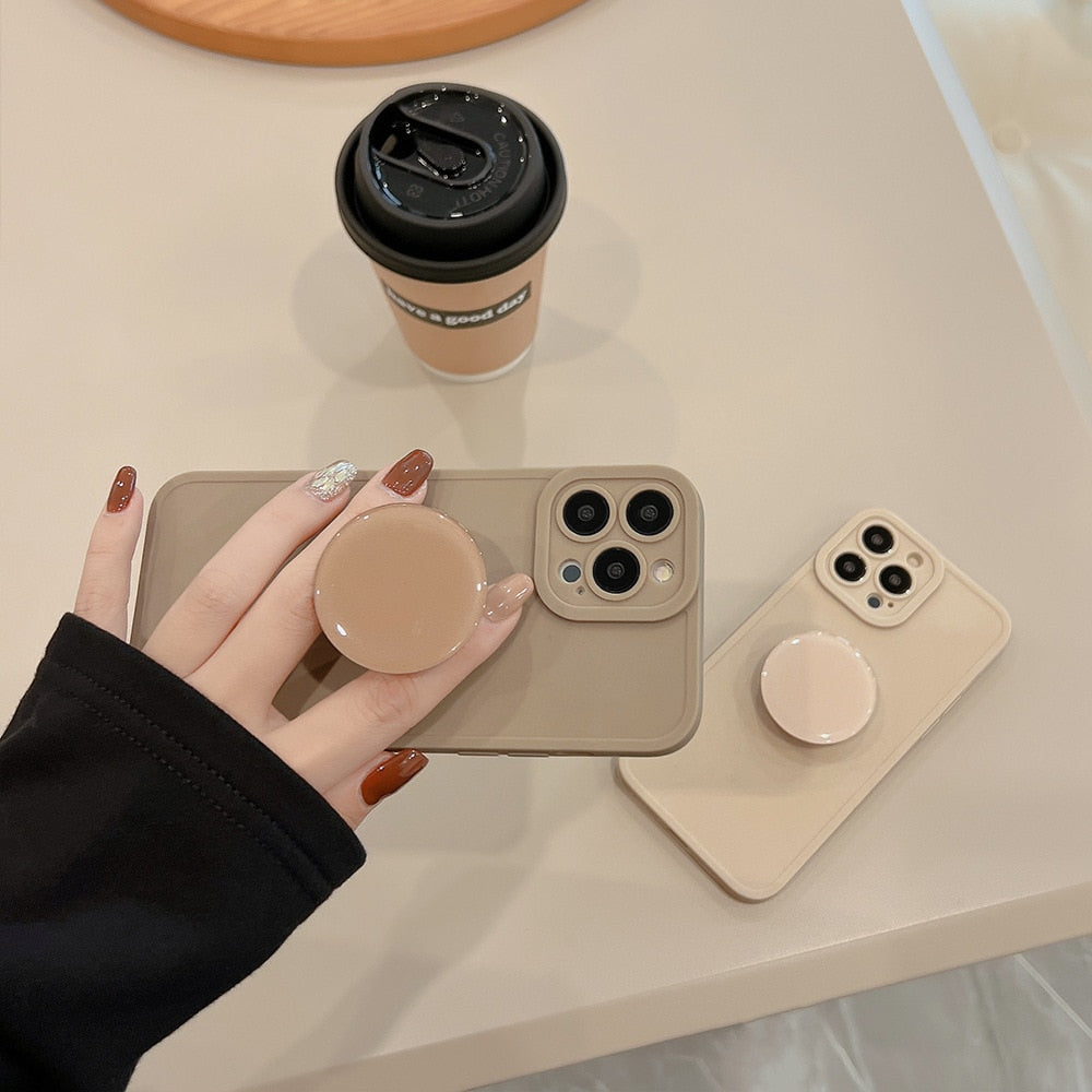 Adjustable Back Holder Earth Tone Mobile Case