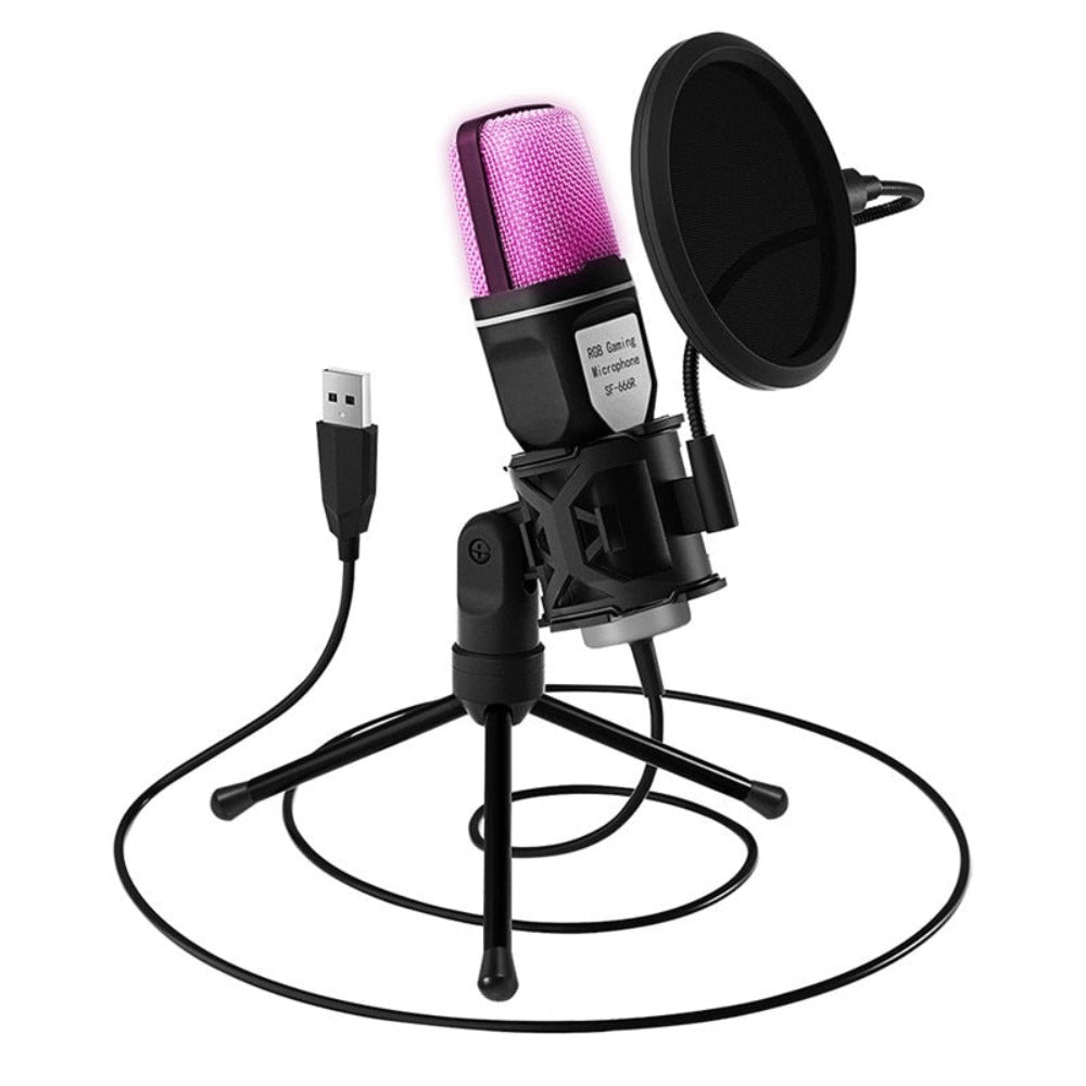 Gaming Desktop Microphone with RGB