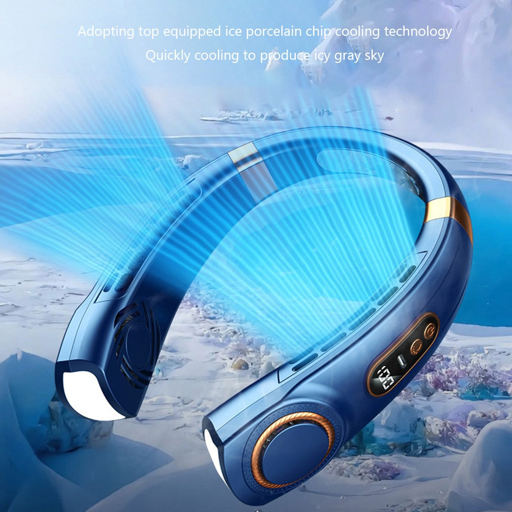 5-Speed LED Wearable Fan