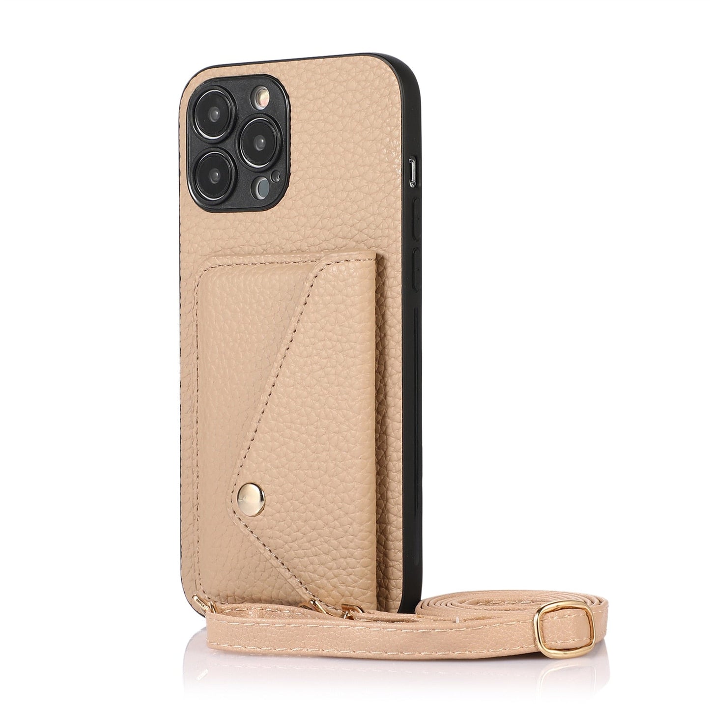 Streamlined Phone Cover with Attached Side Pocket and Carry Strap