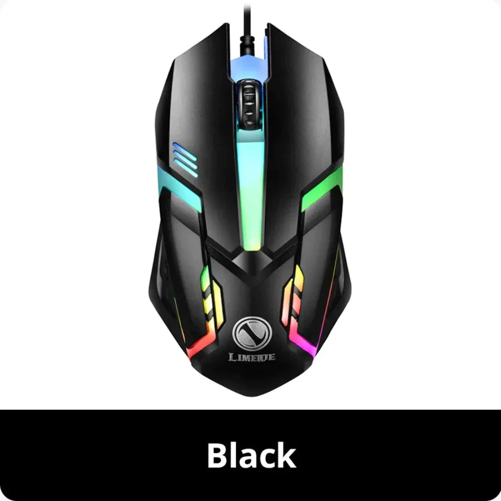 Vibrant Illuminated Wired Gaming Mouse