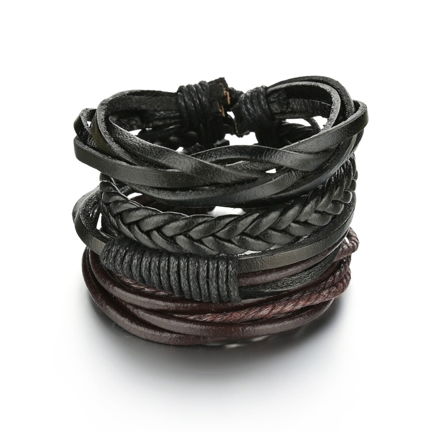 Gothic Layered Bracelet for Men
